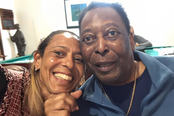 Flávia Arantes do Nascimento e Pelé