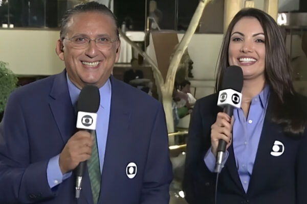 Galvão Bueno e Patrícia Poeta Copa 2014