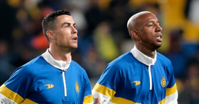 Cristiano Ronaldo e Talisca (Reprodução / Web)