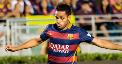 Douglas no Barcelona (Reprodução / Web)