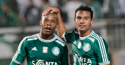 Luis Felipe e Vinícius no Palmeiras (Reprodução / Web)