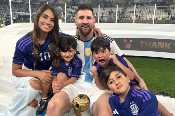 Messi e família