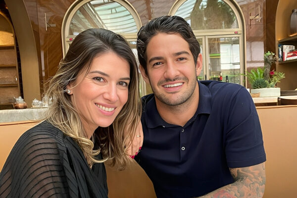 Receba Abravanel e Alexandre Pato