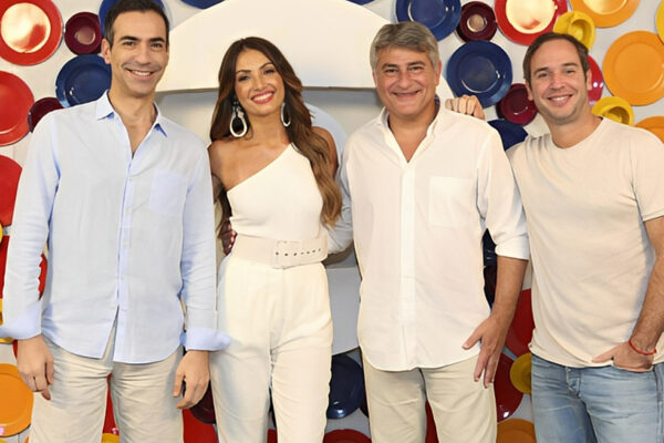 César Tralli, Patrícia Poeta, Cléber Machado e Caio Ribeiro