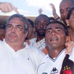 Eurico e Romário no Vasco em 2001 (Reprodução / Web)