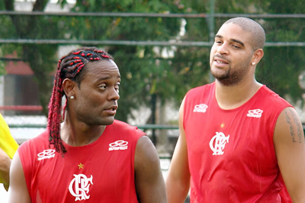 Vagner Love e Adriano Imperador