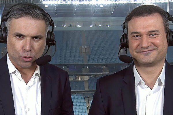 Marco de Vargas e Rodrigo Bueno no Fox Sports